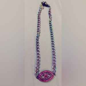 Melania Clara Evil Eye Necklace